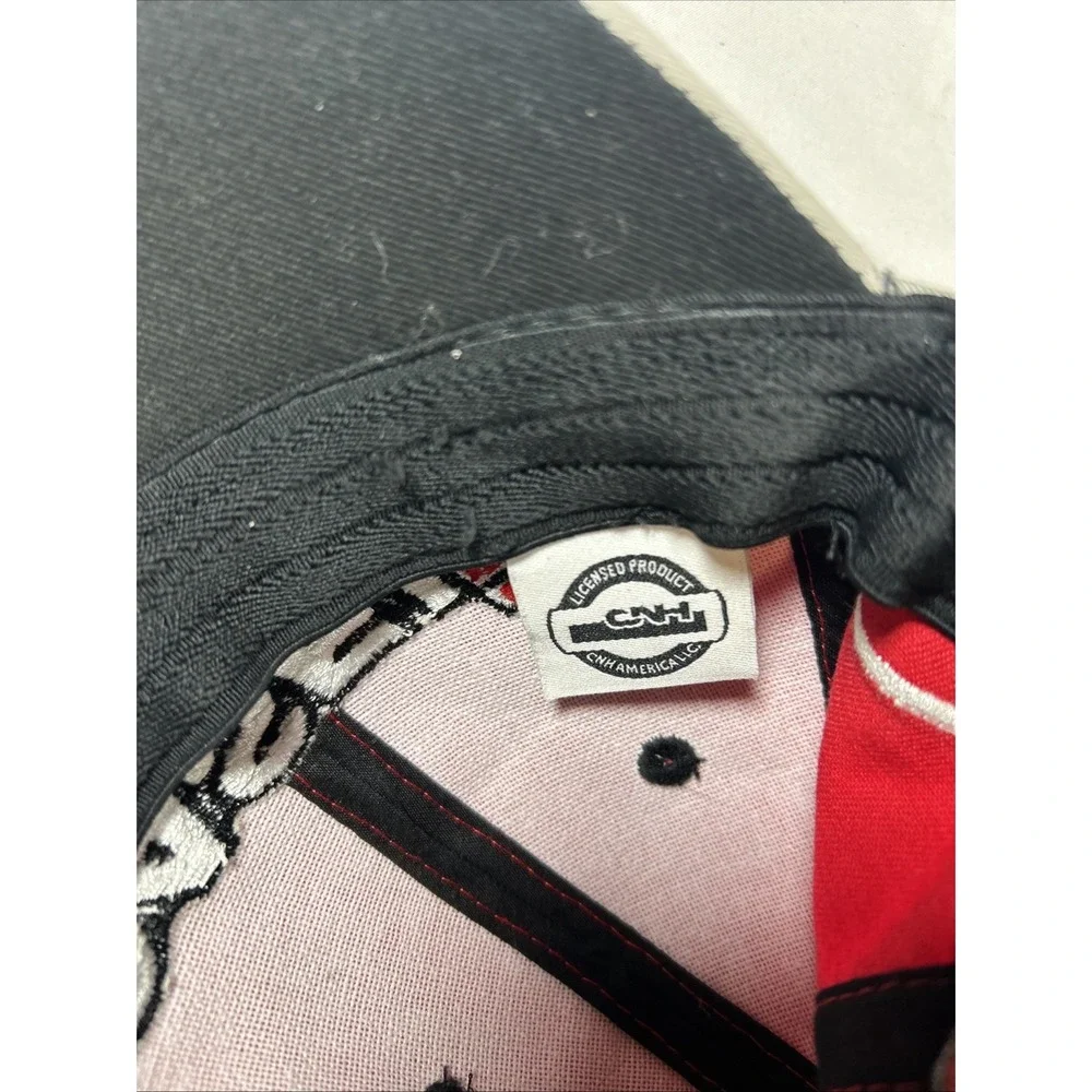 Case IH Ball Cap Skater Workwear VTG Style Racer Cap Red And White Black One Sz